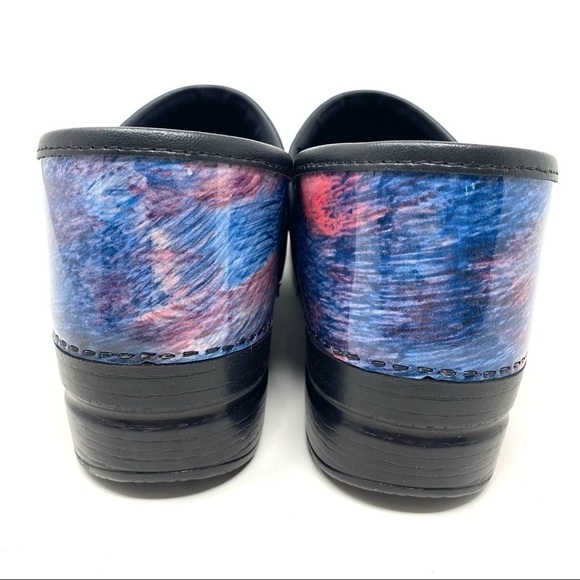 Dansko Professional leather clogs in Cotton Candy Patent - Picture 5 of 8